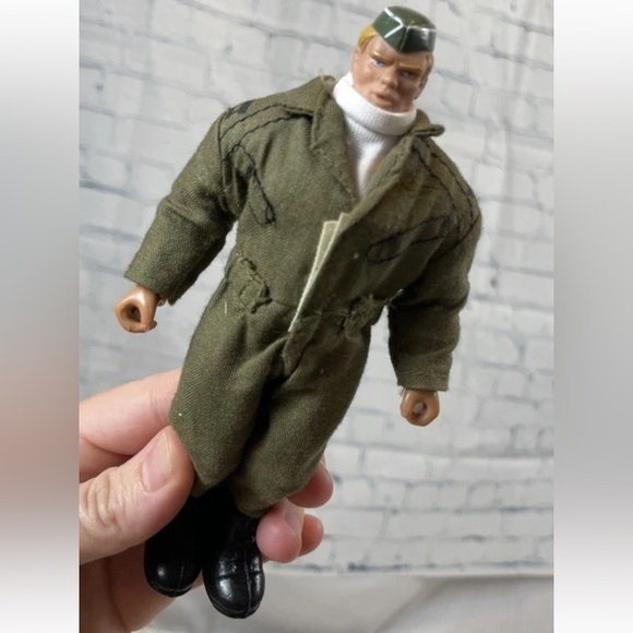 Vintage 2 action figure G.I. Joe soldiers of the World war army military green - Picture 6 of 15